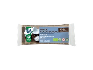 Snack de arroz con coco y cacao