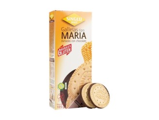 Galleta casera sin gluten bañada choco