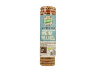 Galletas copos de avena integral