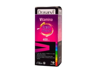 Vitamina B9 400µG ácido fólico
