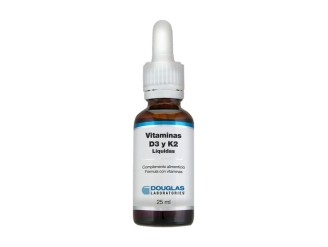Vitaminas D3 y K2 líquidas