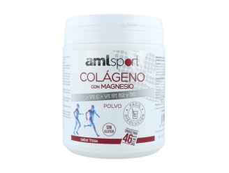Colágeno con Magnesio y Vitamina C + B1 B2 B6 Amlsport