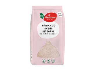 Harina de avena integral