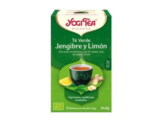 Té verde, jengibre y limón