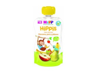 Bolsita de Pera, Plátano y Kiwi 4m+